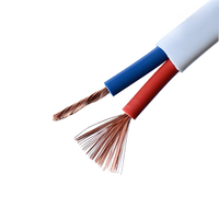 Cable flexible plano H03VVH2-F de 2x0.75mm² con certificación VDE, cable flexible de PVC para equipos eléctricos europeos