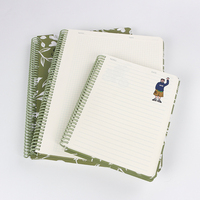 Carnets Spirales Artistiques Transparents - Couverture Florale Jardin de Minuit, Grand Format A5, Agenda ligné, 100 Feuilles, Cadeau Scolaire