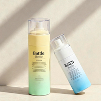 Proveedor de fábrica 200ml Botella de bomba de pulverización de niebla de tóner blanco de plástico 50ml 100mL 120ml 150ml