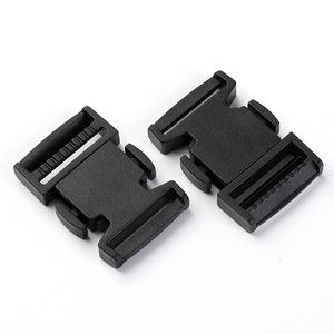 <b>Children</b> <b>Backpack</b> Anti Slip Strap Buckle 25mm Black Plastic Bag Accessory For Student Double Shoulder Bag - Product Image 1