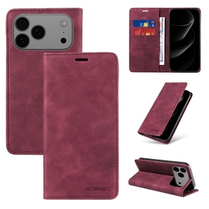Portatarjetas de cuero magnético, funda con tapa magnética para iPhone 17 Pro Max 16 Plus 15 Pro 14 <span class=keywords><strong>13</strong></span> Pro - Product Image 5