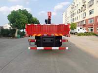 Grue montée sur camion CLW de 12 tonnes, équipement de levage, engrenages/moteurs/roulements/pompes Liyuan, hauteur de levage de 15 m, garantie d'un an - Vente directe