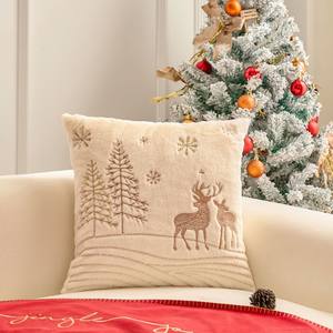 Housse <span class=keywords><strong>de</strong></span> coussin en peluche brodée <span class=keywords><strong>de</strong></span> couleur unie moderne pour la maison, le salon, le canapé - Product Image 1