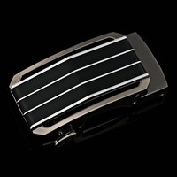 Boucle de ceinture à verrouillage automatique personnalisable pour hommes en alliage de zinc mat Premium Business Design minimaliste Quincaillerie durable