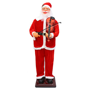 Decorazioni Natalizie Cantanti e Danzanti, Babbo Natale Semi-Meccanico di 1,8 Metri per Hotel e Centri Commerciali - Product Image 4