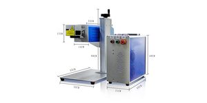 厂家销售30W <span class=keywords><strong>CO2</strong></span> Galvo射频木质亚克力玻璃激光雕刻打标机。 - Product Image 4