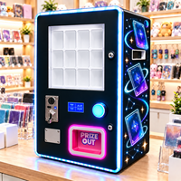 Distributeur automatique de cartes à collectionner personnalisé avec lecteurs de cartes, prend en charge le paiement par code QR, carte de crédit et pièces de monnaie, et diverses méthodes de paiement