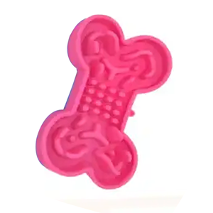 Mumlu tuval köpek maması kasesi lüks yavaş besleyici köpek kase yavru seyahat yemek kasesi Pet su tutucu - Product Image 1