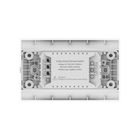 Tuya ZigBee Smart 3-Way Dimmer US Switch Mouse-Click Feel IP20 2.4GHz OEM&ODM Smart Life App Bekerja dengan Alexa Google Home 16A 240V