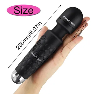 Vibrador de Palo Av para Mujer, Juguetes Sexuales de Estimulación del Clítoris, Masajeador de Punto <span class=keywords><strong>G</strong></span>, Masturbador, Producto Sexy, 20 Modos - Product Image 2
