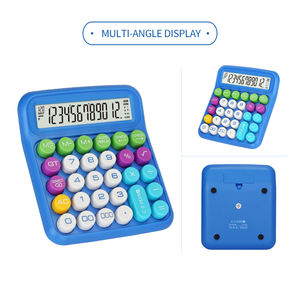 Calculatrice électronique à 12 chiffres, clé <span class=keywords><strong>PC</strong></span>, grand écran, calculatrice de bureau, puissance 2024 - Product Image 3