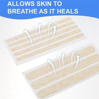 Bandes de fermeture cutanée post-chirurgicales stériles pour le soin des incisions