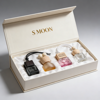 Diffuseur de parfum pour voiture suspendu, flacon en verre vide de 10 ml, avec logo personnalisé, pour grille d'aération de voiture, vente en gros