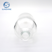 Flacon en verre moulé transparent de 100 ml, bouteille en verre moulé transparente, emballage pharmaceutique pour le stockage de liquides
