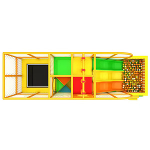 वाणिज्यिक बच्चे इनडोर खेल का मैदान, कई स्लाइड्स के साथ कस्टम डिजाइन मनोरंजन उपकरण और प्ले सेंटर व्यवसाय के लिए बॉल पिट - Product Image 3