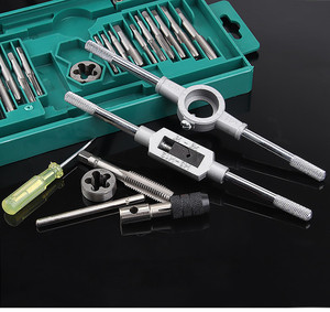 Bộ 40 Cái Vòi Và Khuôn Dụng Cụ Cắt Bằng Hợp Kim Bộ Dụng Cụ Cắt Ren Vòi Và Khuôn Bấm Tay Hệ Mét - Product Image 4