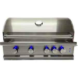 GS02 griglia modulare di alta qualità commerciale Bbq Gas barbecue Grill portatile