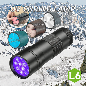 Lampe UV LED 395nm pour le durcissement <span class=keywords><strong>de</strong></span> la résine, alimentée par courant alternatif, lampe torche UV portable pour le durcissement <span class=keywords><strong>de</strong></span> la résine, séchage des taches, détection des taches d'insectes et d'animaux domestiques - Product Image 2