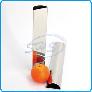 INOX <span class=keywords><strong>316</strong></span> erw ท่อสเตนเลสเชื่อมโลหะ60มม. ท่อรูปทรงกลมครึ่ง304L AISI201 - Product Image 3