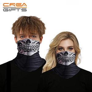 卸売カスタムロゴ100% ポリエステルマイクロファイバーカスタマイズヘッドウェア冷却卸売スカルバンダナ - Product Image 3