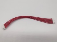 JST MOLEX 2.54mm Pitch 22AWG 10PIN 12pin jalur kabel merah 20cm konektor kawat Terminal ganda
