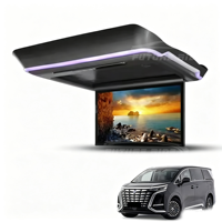Téléviseur de plafond Denza D9 15,6 pouces avec écran tactile 4G WiFi et commande vocale arrière – Accessoire de luxe pour l'amélioration de l'intérieur