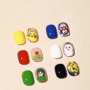 เจลทาเล็บ10สีตกแต่งด้วยดอกไม้ที่ทาสีด้วยมือด้วยแสงครอคเกอร์เคลือบเงาด้วยแสงยูวี - Product Image 3