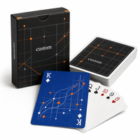 Cartes à jouer personnalisées imprimées, jeu de 54 cartes, cadeau promotionnel, cartes de jeu