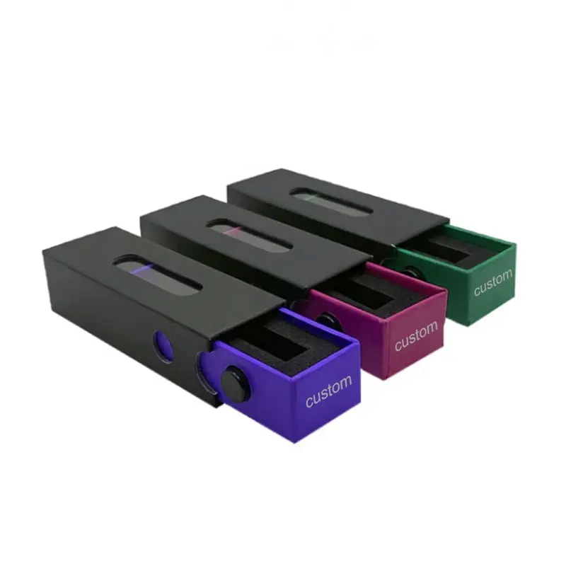 High Quality Child Resistant Carts Packaging Boxes Child Proof Cartridge Box For 1gram 2grams 1ml 2ml Disposable Pen