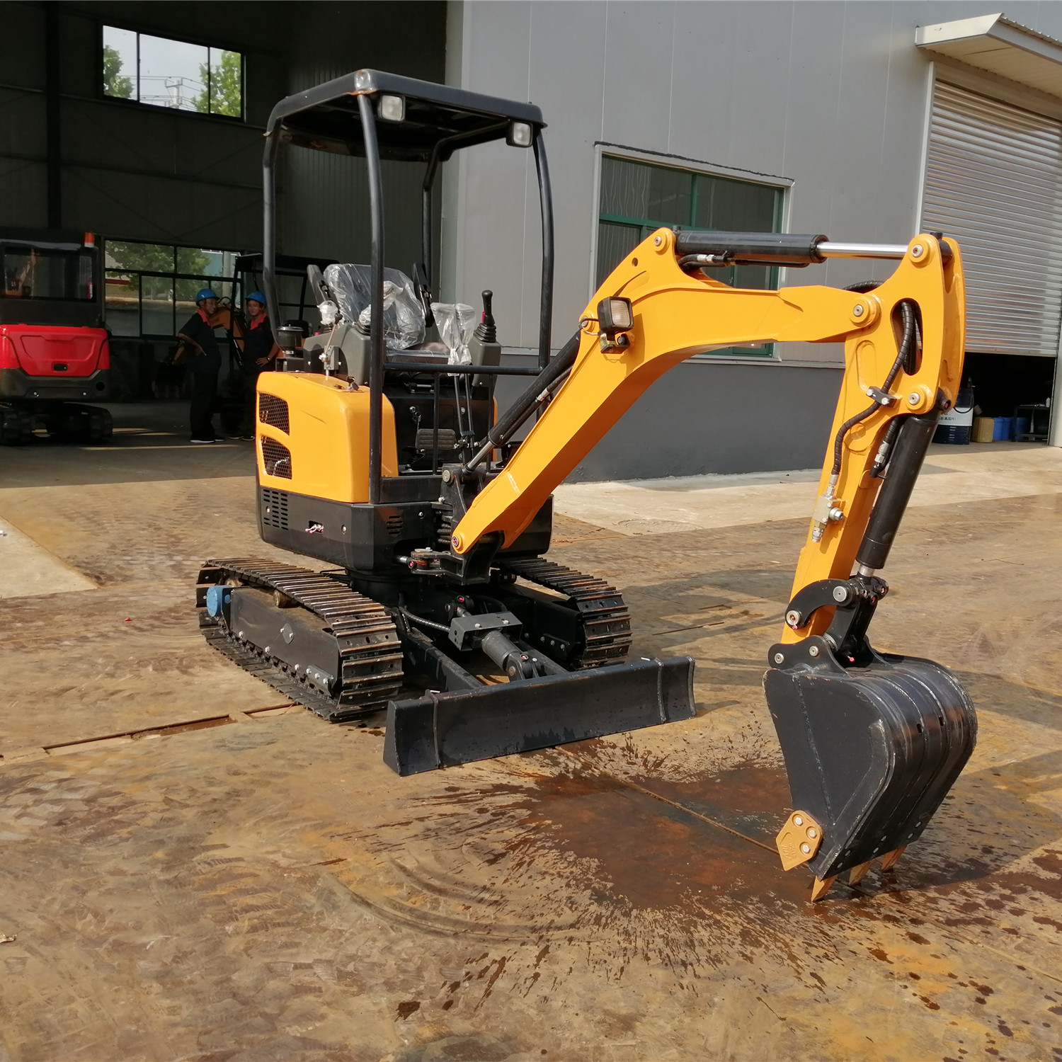 (おとっつぁ)Kubota 50周年記念　ミニショベルカー　x 2セット Kubota 50th Anniversary ミニカーセット Kubota 50th