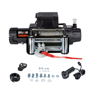 Treuil de récupération électrique ENJOIN WD02-13500Lbs 12V 4.5kW avec câble en acier pour véhicules tout-terrain, bateaux et automobiles, hauteur de levage 26m