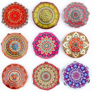 गर्म बिक्री 6/8 इंच खिलौना उपकरण प्लास्टिक/लकड़ी का हाथ ड्रम नृत्य प्रोप्स टेम्बोरिन शैली - Product Image 4