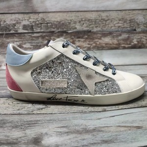 Zapatos casuales de lujo con forma de estrella, estilo retro, para hombre y mujer, unisex, de cuero, de caña baja, ideales para parejas. - Product Image 2