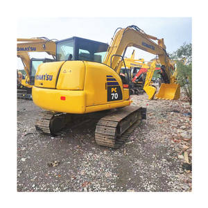Excavatrice Komatsu PC 70 d'occasion de haute qualité, mini-excavatrice compacte PC55MR PC56 PC60 PC70 PC75 PC78US PC128 - Product Image 1