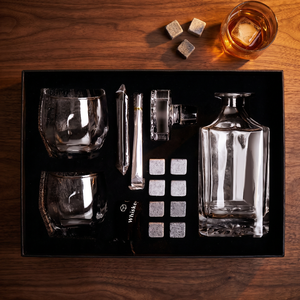 Juego <span class=keywords><strong>de</strong></span> Decantador <span class=keywords><strong>de</strong></span> Whisky, Decantador <span class=keywords><strong>de</strong></span> Vidrio Artesanal Italiano y Juego <span class=keywords><strong>de</strong></span> Vasos <span class=keywords><strong>de</strong></span> Whisky - Regalos Navideños <span class=keywords><strong>de</strong></span> Whisky <span class=keywords><strong>para</strong></span> Hombres y Mujeres - Product Image 5