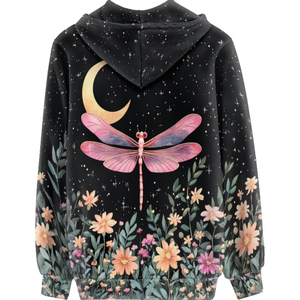 Unisex Y2K HOODIE ZIP-up áo cổ điển Áo khoác trùm đầu Cardigan Polyester/cotton thoáng khí thân thiện với môi - Product Image 2