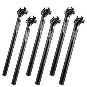 <span class=keywords><strong>Tige</strong></span> <span class=keywords><strong>de</strong></span> <span class=keywords><strong>Selle</strong></span> <span class=keywords><strong>VTT</strong></span> à Double Fixation Arrière Décalée 27.2/28.6mm en Alliage d'Aluminium CNC Sablée Noir Sable Haute Résistance Fine - Product Image 3