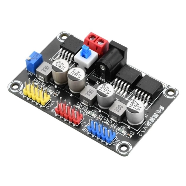 OKYN-Y2758 LM2596 Step Down Converter DC 7-25V to 3.3V / 5V Adjustable Power Supply Module