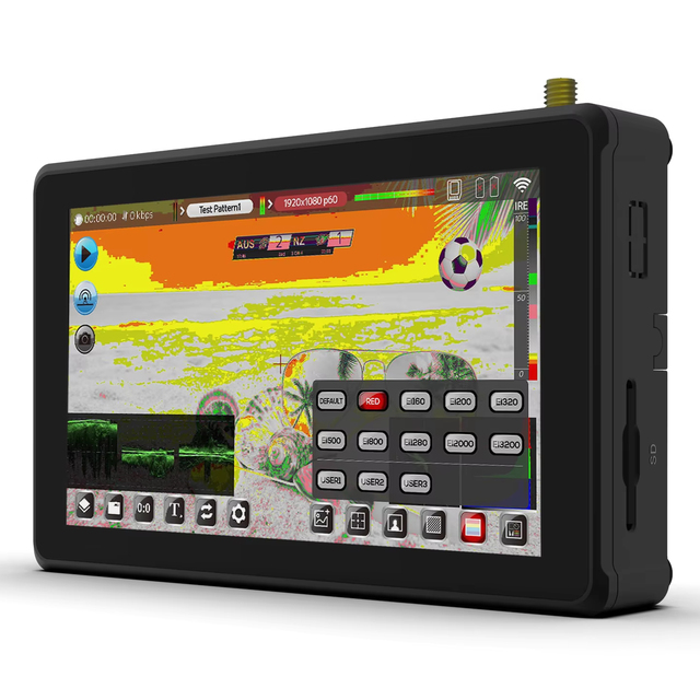 Movmagic X5 5'' Capacitive Touch Screen 4K Video Switcher 1800 Nits Brightness for Live Streaming Professional Multi Camera