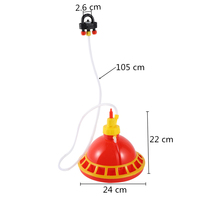 Abreuvoir suspendu automatique pour volailles (poulets, cailles, pigeons, poussins, canards, oies) avec filtre, 1 ensemble