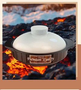 Batterie de <span class=keywords><strong>cuisine</strong></span> Marmites en céramique Casserole en porcelaine au lithium Ensemble de marmites pour la cuisson - Product Image 3
