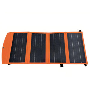 Panel Solar Monocristalino Plegable Portátil de Alta Eficiencia de 18W y 12 Celdas, Certificado TUV, Ecológico, Resistente al Agua IPX4 - Product Image 1