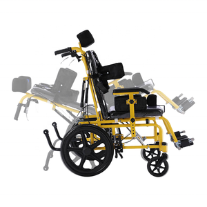 Silla de ruedas plegable Manual para niños con parálisis cerebral, equipo de rehabilitación para niños, silla de ruedas <span class=keywords><strong>CP</strong></span> - Product Image 5