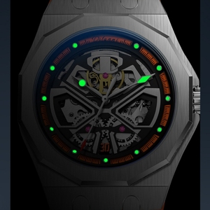 <b>Watches</b> <b>Men</b> <b>Wrist</b> Top Brand Waterproof Fashion Design Luminous Male Hombre Silicone Skeleton Mechanical <b>Watch</b> - Product Image 5