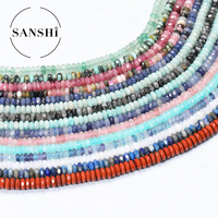 2*4mm pierre de soleil naturelle à facettes perles d'agate de tigre jaune petites perles en vrac pour DY bracelet collier perles de pierre catégorie de produit