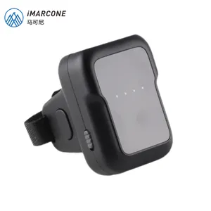 Großhandel Ring Handheld-Barcode-Scanner Tragbarer Bluetooth Wearable Finger 1D 2D Mini-Barcode-Leser heißer Verkauf