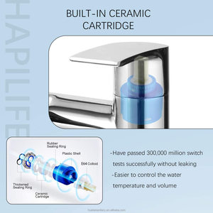 <span class=keywords><strong>Grifos</strong></span> de lavabo y <span class=keywords><strong>grifos</strong></span> de cascada para bañera, mezclador monobloque para baño y lavabo con caño semiabierto, cromado - Product Image 3