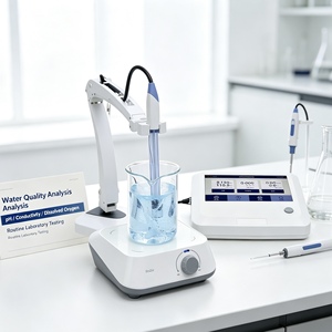 Analizador de Calidad del Agua de Sobremesa con Pantalla Táctil, Medidor de TDS, EC y Temperatura con pH 5.0-9.0 y Conductividad 0-100 S/cm - Product Image 5