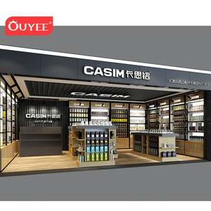 ตู้ขายโทรศัพท์มือถือดีไซน์เคาน์เตอร์ร้านทำจากไม้ที่ออกแบบได้ตามต้องการตู้เก็บโทรศัพท์มือถือชื่อร้านโทรศัพท์มือถือ - Product Image 3