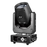 Mini Cabeza Móvil de Haz de Alta Luminosidad 230W con Estrobo 0-2.3 1-25HZ, 16 Canales DMX y Control por Sonido para Fiestas y Discotecas
